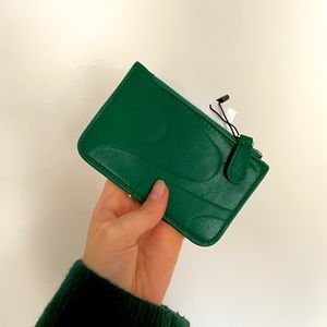 Mango mini wallet, forest green color